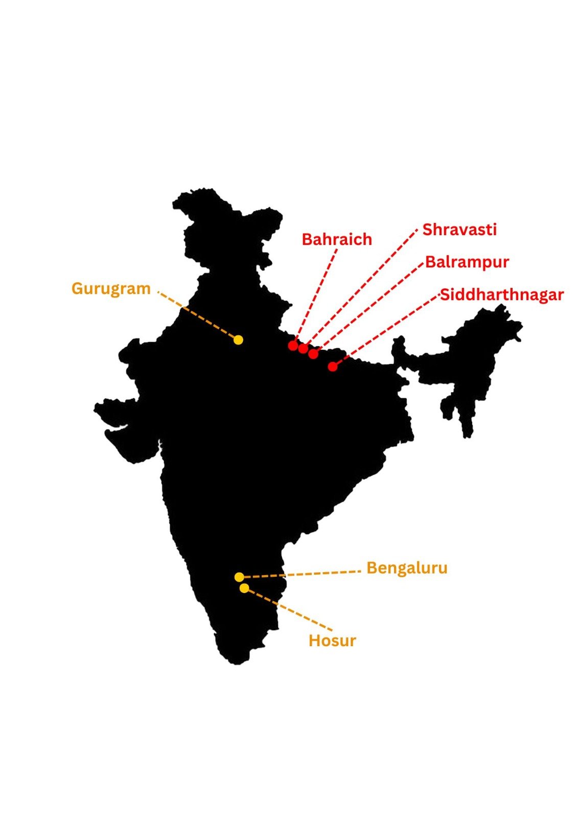 Aspirational Districts Map